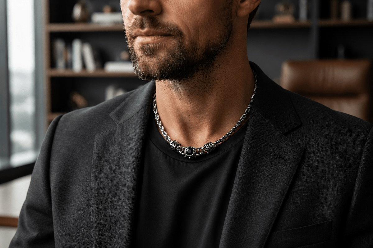 Royal Rope Chain | Black Spinel