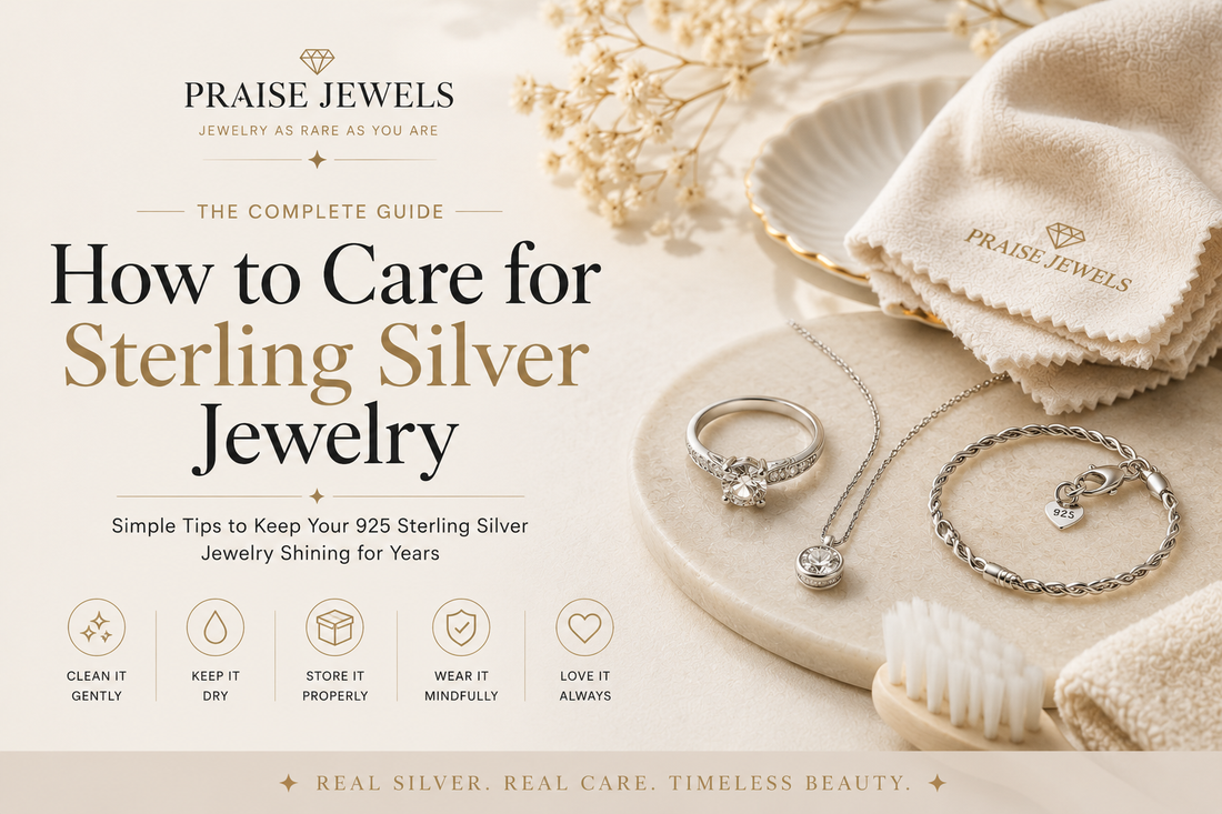 How to Care for Sterling Silver Jewelry So It Never Tarnishes - Praise Jewels