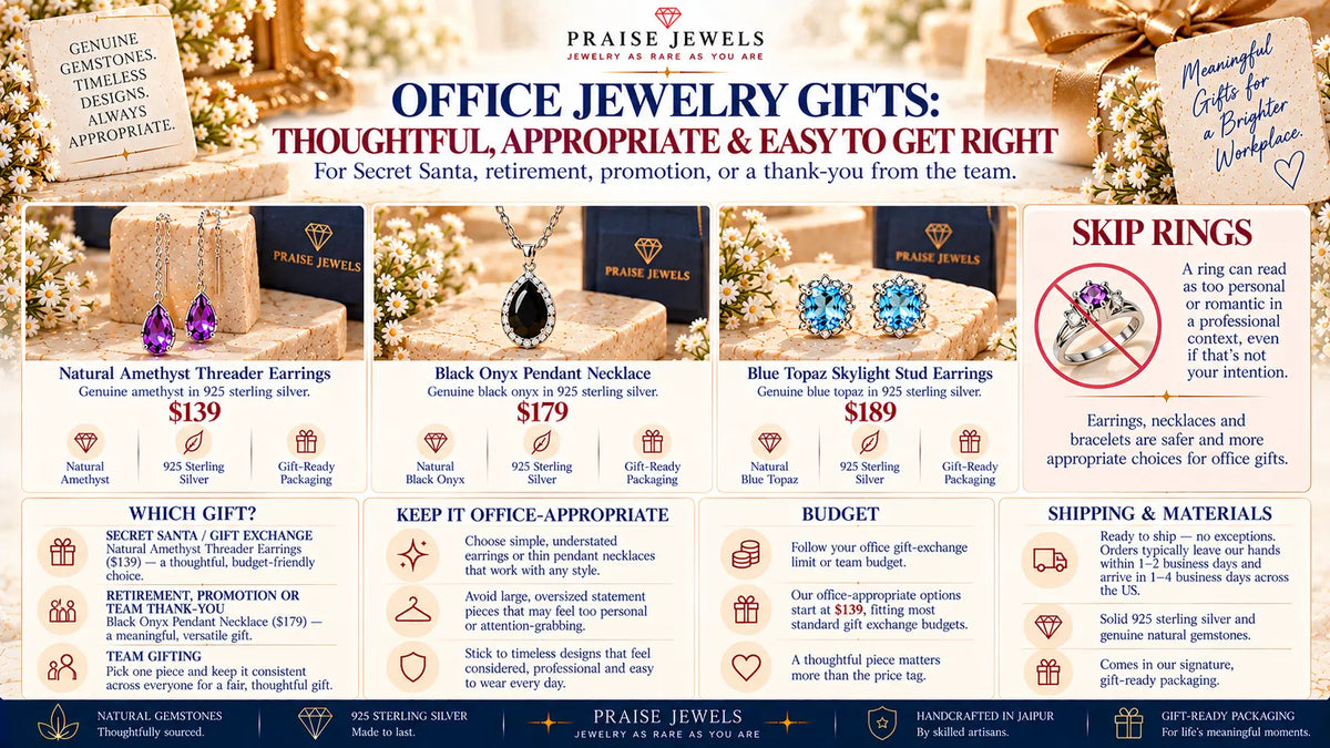 Jewelry Gifts for Coworkers & Bosses: A No-Overstepping Guide
