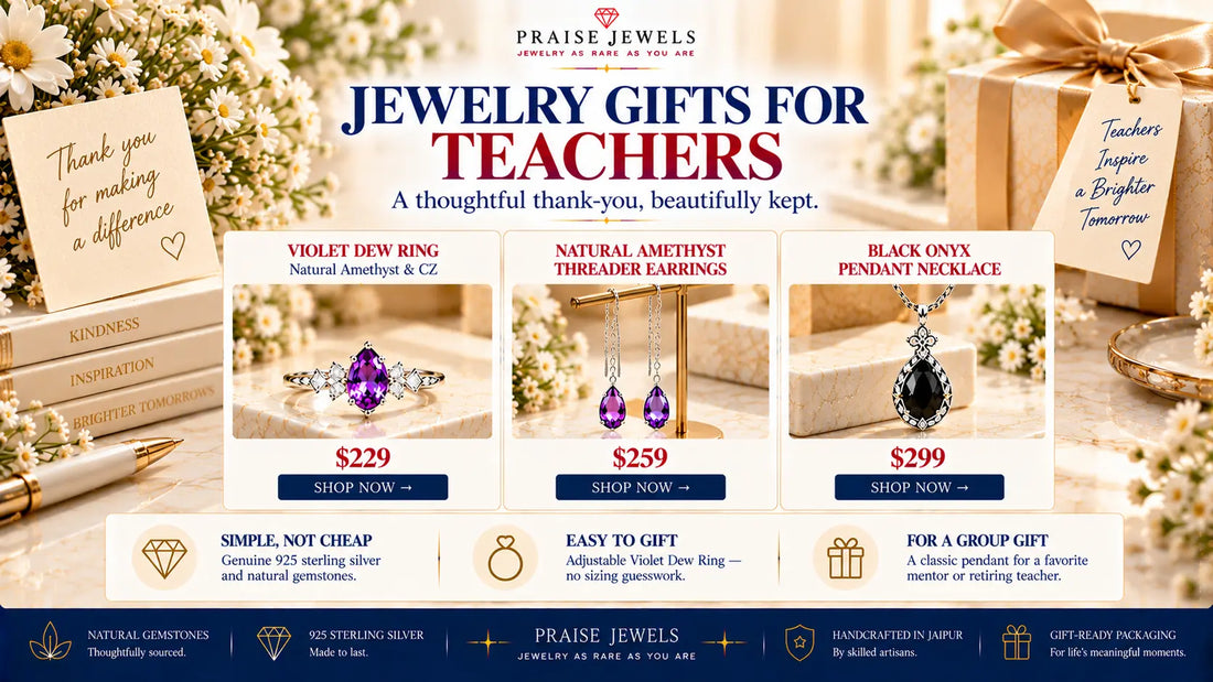 Jewelry Gifts for Teachers: Appreciation Gifts That Don't Overstep