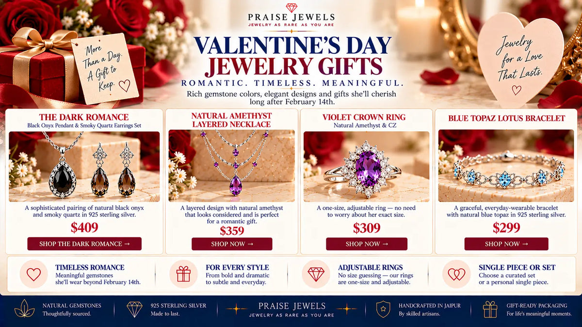 Editorial cover graphic for a 2026 guide to the best Valentine's Day jewelry gifts