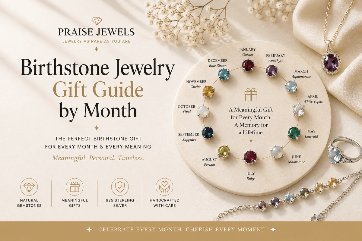 Birthstone Jewelry by Month: The Complete Gift Guide - Praise Jewels