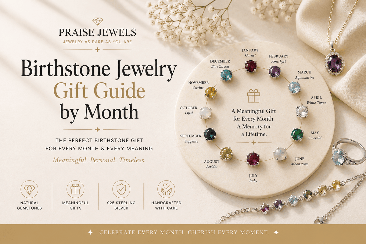 Birthstone Jewelry by Month: The Complete Gift Guide - Praise Jewels