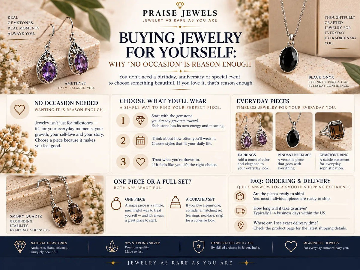 Buying Jewelry for Yourself: Why "No Occasion" Is Reason Enough - Praise Jewels
