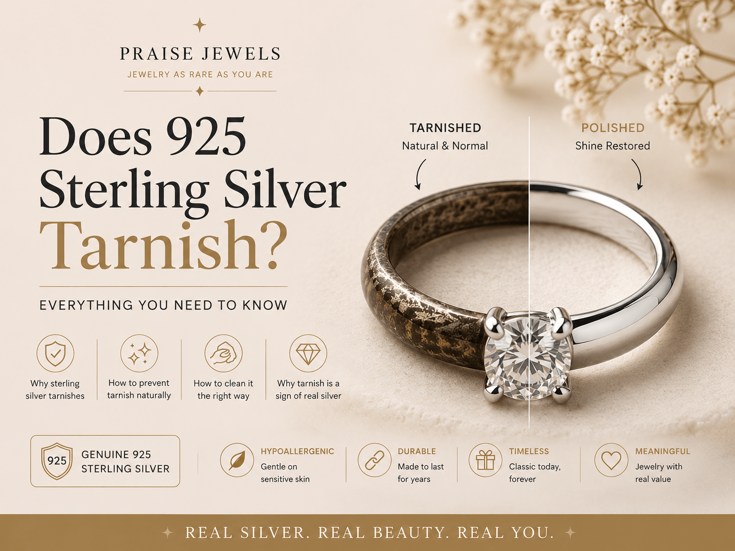 Does 925 Sterling Silver Tarnish? Everything You Need to Know (2026 Guide) - Praise Jewels