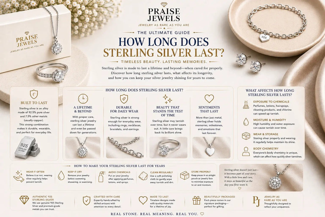 How Long Does Sterling Silver Last? A Complete Guide - Praise Jewels