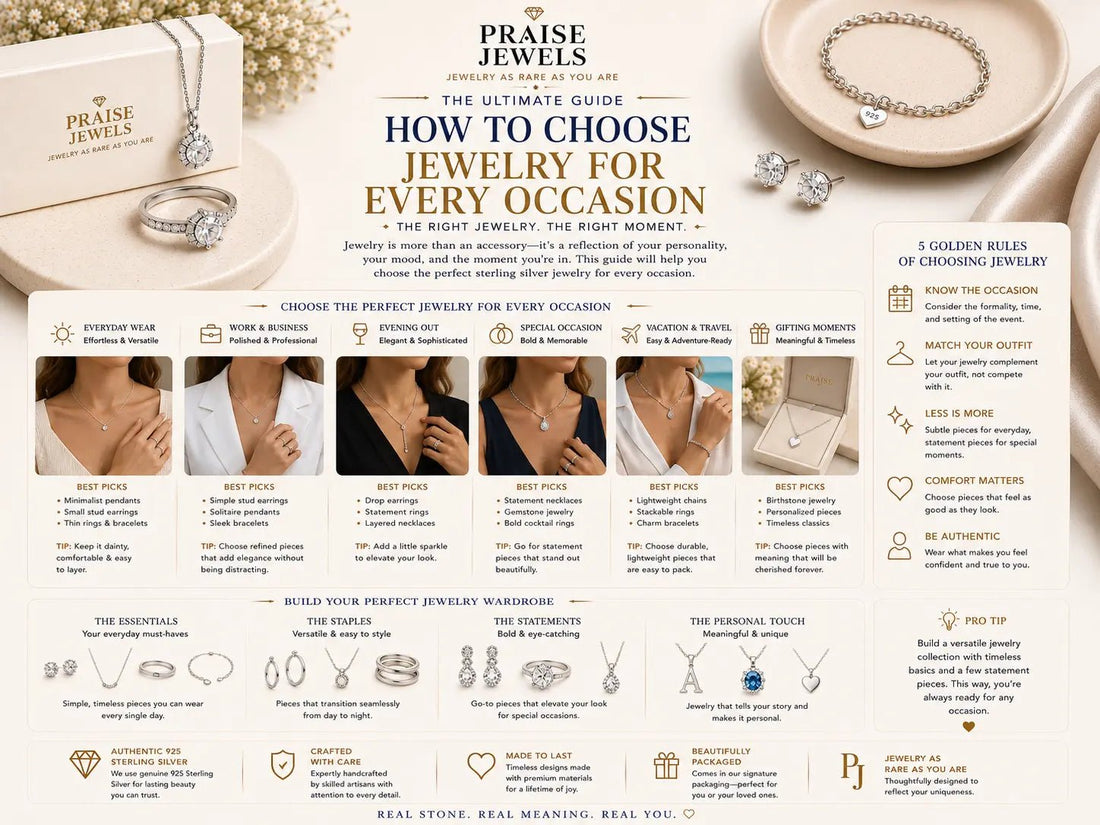 How to Choose the Right Jewelry for Every Occasion: A Complete U.S. Style Guide - Praise Jewels