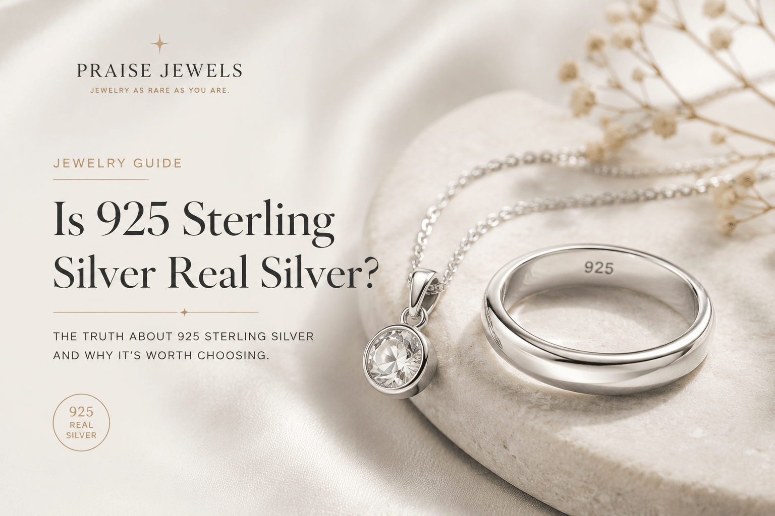 Is 925 Sterling Silver Real Silver? A Buyer's Guide - Praise Jewels