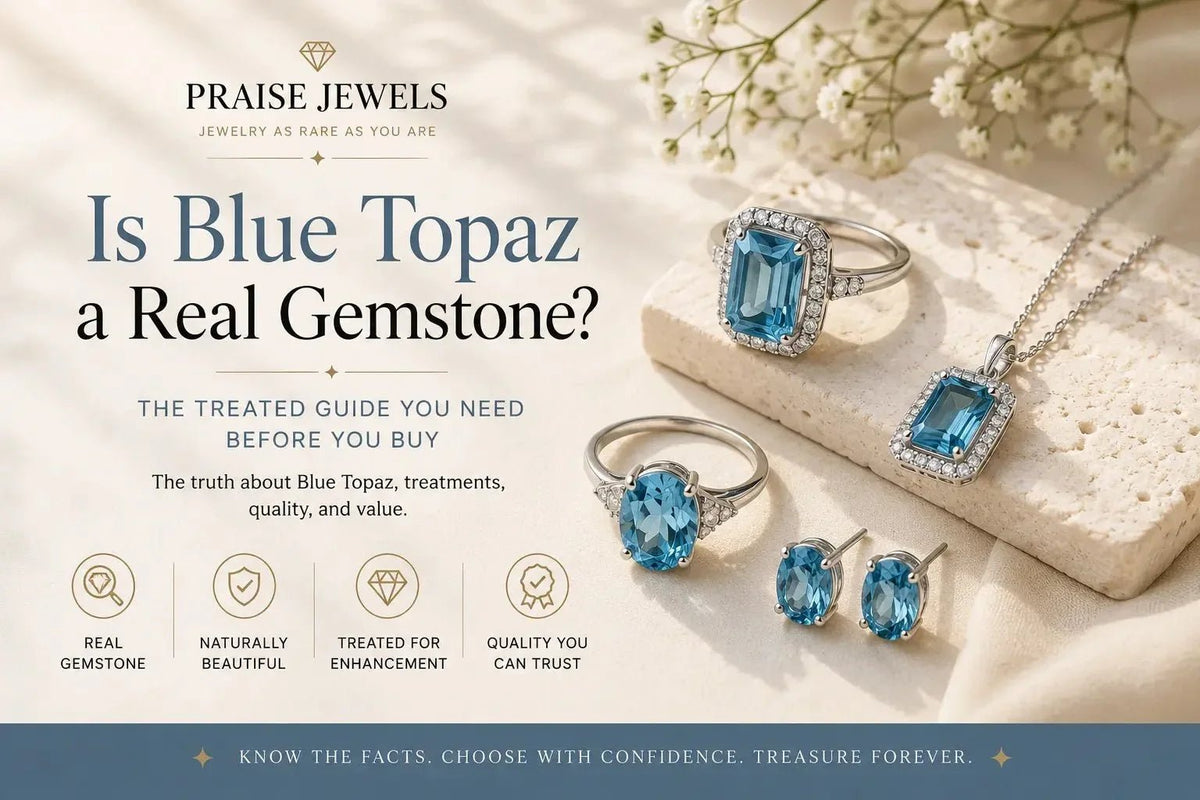 Is Blue Topaz a Real Gemstone, and Is It Treated? - Praise Jewels