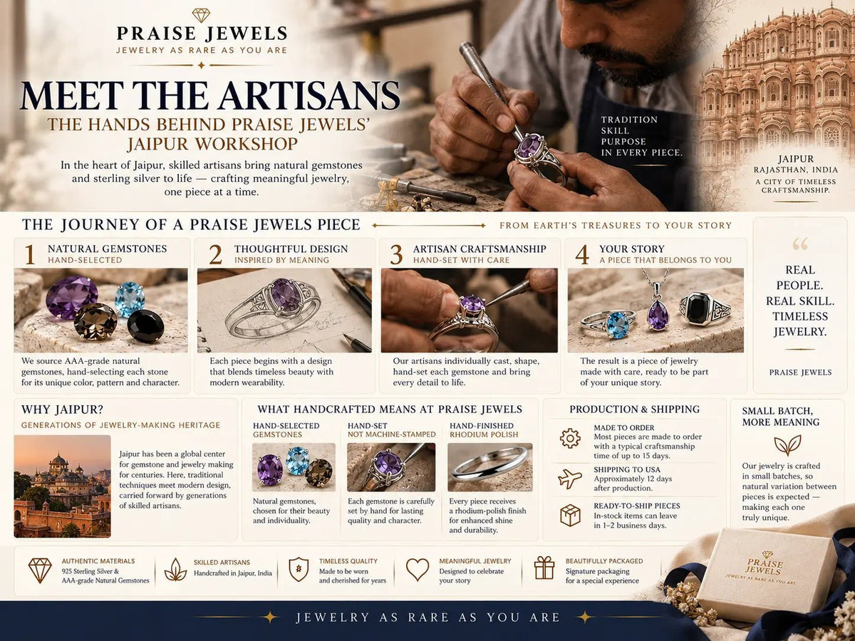 Meet the Artisans: The Hands Behind Praise Jewels' Jaipur Workshop - Praise Jewels