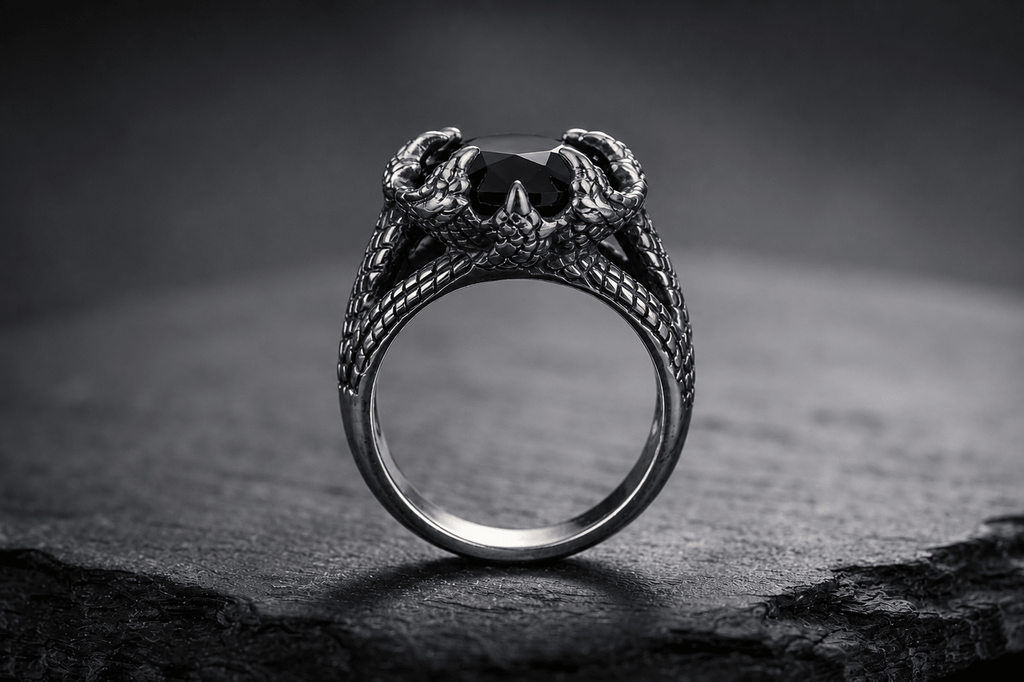 Dragon Claw Ring | Black Onyx - Praise Jewels Men's Gemstone Ring