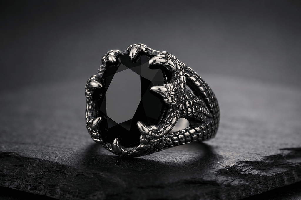Dragon Claw Ring | Black Onyx - Praise Jewels Men's Gemstone Ring