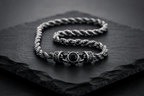 Royal Rope Chain | Black Spinel - Praise Jewels Men's Gemstone Necklace