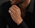 Stealth Signet Ring | 925 Sterling Silver - Praise Jewels Men's Sterling Silver Ring