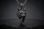 Wolf Tooth Pendant | Smoky Quartz - Praise Jewels Men's Gemstone Pendant
